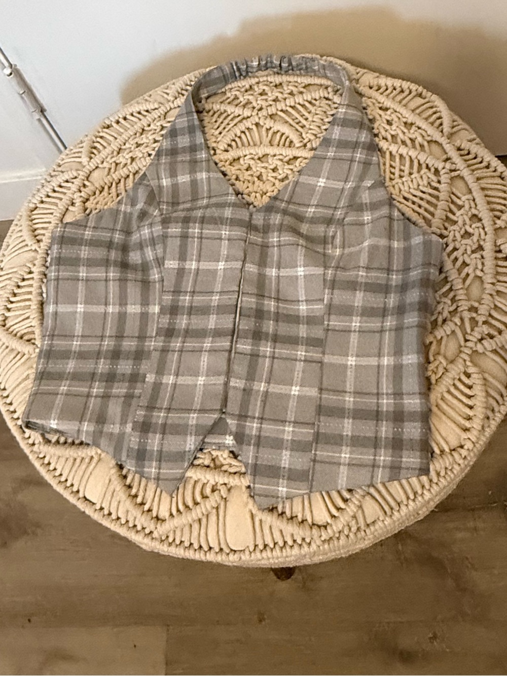Cider Gray Plaid women’s top